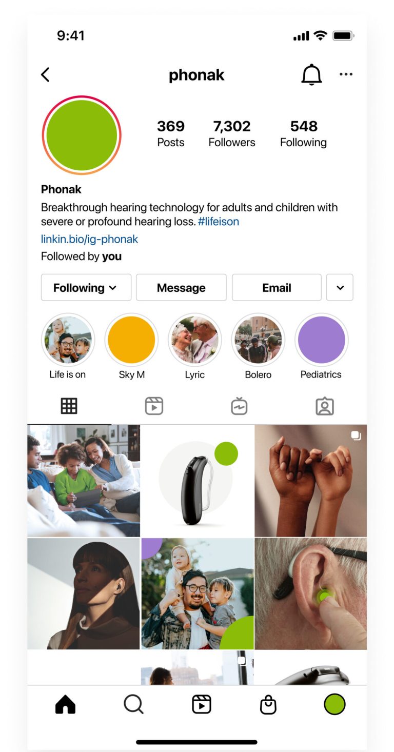 Following User profile