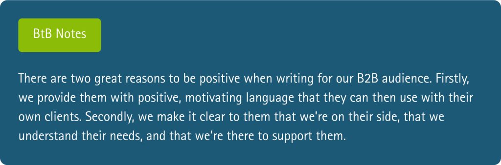 b2b note_positive